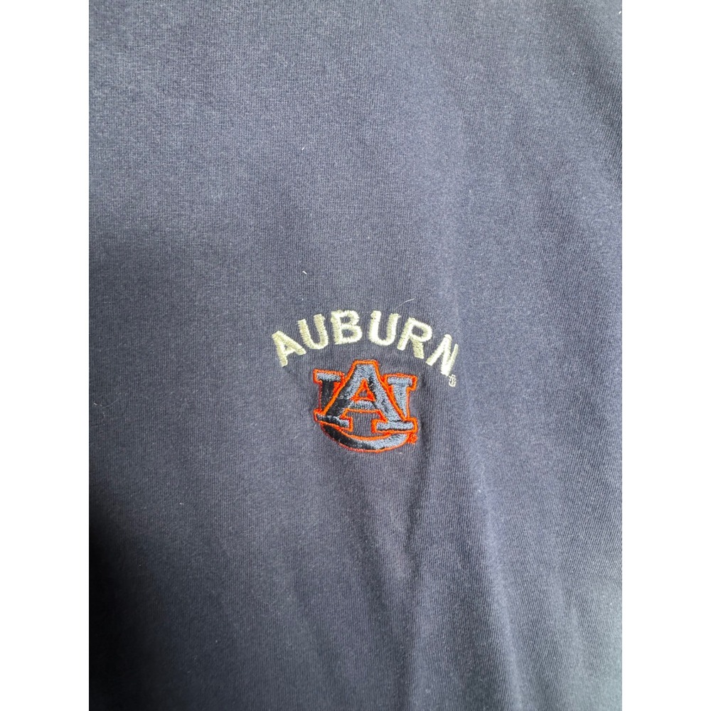 Starter Auburn Tigers Mens Large Navy Blue Embroidered Cotton T-Shirt‎ NCAA Team - Picture 5 of 12